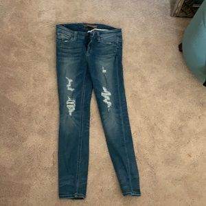 Joe’s BB ripped ankle jeans size 27